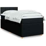 Box spring krevet s madracem crni 80 x 200 cm od tkanine | shoptok.hr