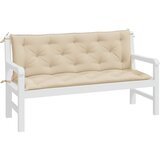  Jastuci za vrtnu klupu 2 kom bež 150x50x7 cm tkanine Oxford | shoptok.hr