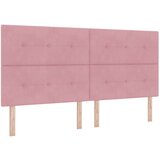  Vzglavje s gumbi v tuftanju Roza 200 cm Velur, (22052477) | Shoptok.si