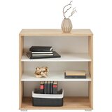 XXXL Regal Basic Two, Barva Hrasta, Bela | Shoptok.si