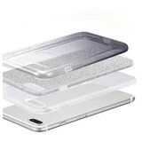 Onasi Silikonski ovitek z bleščicami Bling 2v1 za Xiaomi Redmi Note 11 Pro / 11 Pro Plus - srebrno siv | Shoptok.si
