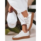 DStreet Sneakersy damskie na rzepy SOLEFIT srebrne | Shoptok.si