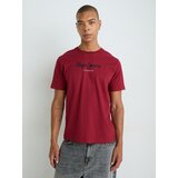 PepeJeans Majica 'EGGO' vatreno crvena / crna / bijela | shoptok.hr