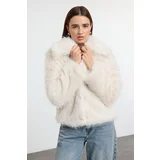 Trendyol Ecru Regular Fit Für Coat