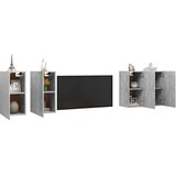 TV ormarići 4 kom boja betona 30,5x30x60 cm konstruirano drvo | Eponuda.ba