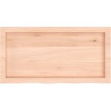  Zidna polica 80x40x(2-4) cm neobrađena masivna hrastovina | Eponuda.ba