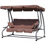 Modern Home ModernHome vrtna ljuljačka za 3 osobe, smeđa | shoptok.hr