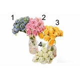  Buket ruzice u struku 1x12, visina 25cm, 4 boje | ePonuda.com