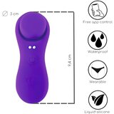  Desirel Confidential - pametni vibrator za hlačke (vijolični) | Shoptok.si
