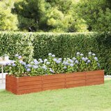  Povišena vrtna gredica boja hrđe 320 x 80 x 45 cm čelik COR-TEN | shoptok.hr