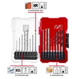 Einhell M-Case 16-del Set burg. E 6.3 1/4", Burgije za metal, drvo, ciglu 2-8mm - (49108953) | ePonuda.com
