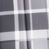  Jastuk za ležaljku sivi karirani 200 x 60 x 3 cm tkanina Oxford | Eponuda.com