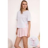 TRENDYOLMILLA ženski set pidžama Thmss26Pt00099, bela-roza | Eponuda.com