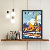WALLXPERT Paris 4 (55 x 75) Višenamenska Dekorativna Slika u Ram | Eponuda.com