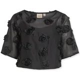 Vila Top Flory S/S - Meteorite Crna