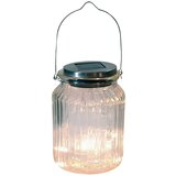 BAUHAUS Solarna svetilka v kozarcu (s svetlobno verigo, 12 LED, topla bela svetloba) Cene