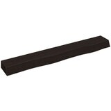  Polica tamnosmeđa 80 x 10 x 6 cm od obrađene hrastovine | shoptok.hr
