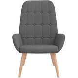  Opuštajuća fotelja tamno siva tkanina | Shoptok.si