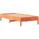 vidaXL Krevet s regalom za knjige bez madraca 90 x 190 cm od borovine | shoptok.hr