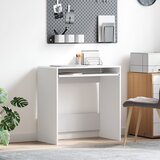 vidaXL Stol za računalo Bijeli Konstruirano drvo Kompaktni Organizatori | shoptok.hr