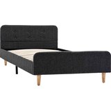  Okvir za krevet od jute tamnosivi 90 x 200 cm - Tamno siva 90 x 200 cm | shoptok.hr