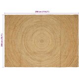  Tepisi za područja Prirodna 200 x 290 cm Juta | Eponuda.com