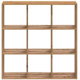  Regal za knjige boja artisian hrast 102x32x102 cm drveni | shoptok.hr