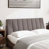 Maison Chic Posteljno vzglavje - Vzglavna omarica - Vzglavna stranica taupe 120 cm blago, (21703972) | Shoptok.si