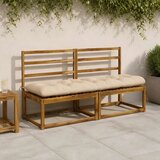  Jastučići za klupe VIANEN 2 kom. 100% poliester Krem - Krem 160 x 50 x 12 cm | shoptok.hr