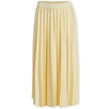 Vila Krila Noos Skirt Nitban - Sunlight Rumena Cene