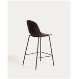 Kave Home Smeđa metalna/plastična vrtna barska stolica Quinby – | shoptok.hr