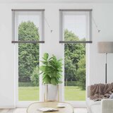 vidaXL Okenska roleta z zavesami Drugo Srebrna 80 x 220 cm Aluminij | Shoptok.si