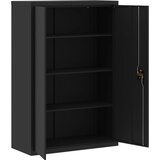Ormarić za spise crni 90 x 40 x 180 cm čelični | shoptok.hr