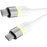 Avax Kabl CB316 Glowy / USB-C to USB-C / 60W / 1 m / White | Eponuda.com