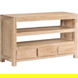 TV ormarić od masivnog bagremovog drva 90 x 30 x 55 cm svijetlosmeđi | shoptok.hr