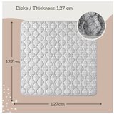 Hakuna Matte Hakuna prošivena podloga za djecu Hygge 127 x 127 x 1,5 cm, siva | shoptok.hr