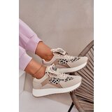 Boto Sports Shoes Sneakers Womens Platform Leopard Beige Pumbes | Shoptok.si