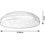 Rabalux zenon plafonjera led 24W, bela | Eponuda.com