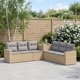  Set sofe 7 kom. Bež i svijetlo siva 55 x 55 x 69 cm | shoptok.hr