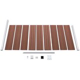 PANEL za ogradu WPC 95 x 186 cm smeđi | shoptok.hr