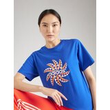 Adidas Funkcionalna majica 'Farm Graphic' kraljevo modra / svetlo rumena / svetlo rdeča / bela | Shoptok.si