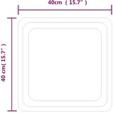  LED kupaonsko ogledalo 40x40 cm | shoptok.hr