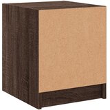  Noćni ormarić sa staklenim vratima boja hrasta 35 x 37 x 42 cm | shoptok.hr