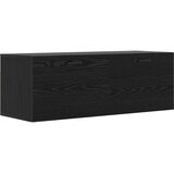  Ormar za Zid Crni hrast 100 x 36,5 x 35 cm Konstruirano drvo Slike