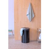 Brabantia Košara za perilo 60 litrov s plastičnim pokrovom - Matt Black | Shoptok.si