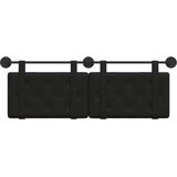 Držeće uzglavlje Zidne Crna 150 x 55 x 5 cm Lažna koža - Crna 140 cm bez LED | shoptok.hr