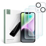 TECH-PROTECT SUPREME SET KALJENO STEKLO+STEKLO ZA KAMERO ZA IPHONE 14 PLUS CLEAR | Shoptok.si