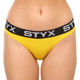 STYX Women's panties sports rubber yellow Cene