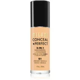 Milani Conceal + Perfect 2-in-1 Foundation And Concealer tekući puder 01 Creamy Vanilla 30 ml