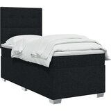  Boxspring krevet s madracem Crna 100 x 200 cm Tkanina | shoptok.hr